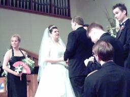 Ashe and Nick rehearse the vows.