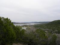 Overlooking the lake at Possum Kingdom.