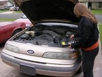 Jen's mother changed the Camshaft Sensor for us.