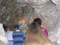 Large calcite crystals in Longhorn Cavern.