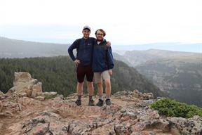 Drew and Rich on the overlook