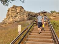 Rich and the Drew make the ascent to see Clark's signature