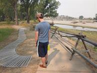 Richard has found where the sidewalk ends