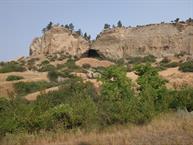 Pictograph Cave State Park consisted of several small caves